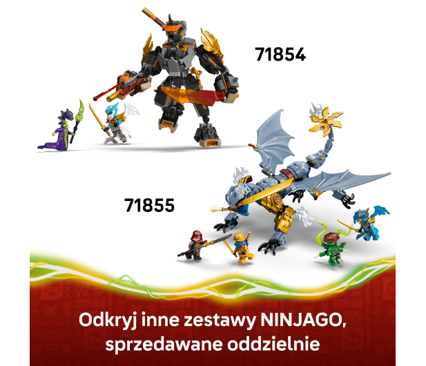LEGO NINJAGO 71854 Mech specjalny Cole’a i Zane w smoczej zbroi - 1473537 - zdjęcie 5